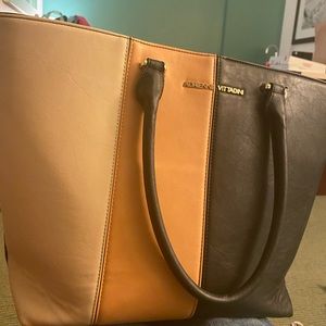 Adrienne Vittadini Tote with laptop sleeve